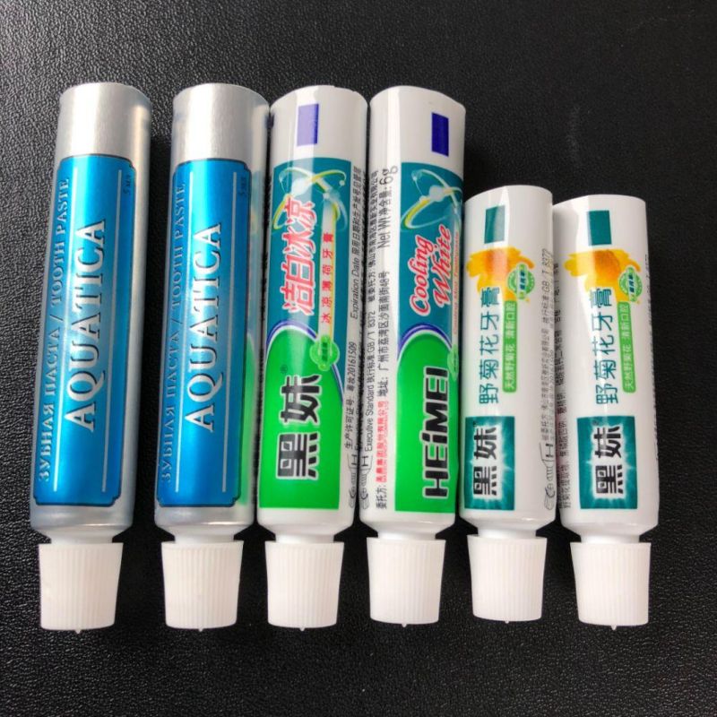 Mini Size 5g Toothpaste Tube Packaging with Screw Cap