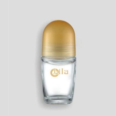Clear Frosted Glass Essential Oil Bottles Glass Lip Oil Glass Roller Bottle with Cap