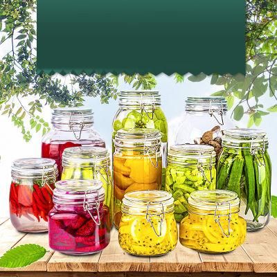 Mason Jar Kitchen House Using Food Storage Container Glass Jar with Glass Lid