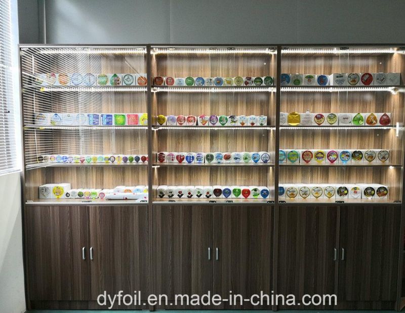 Printing and Embossing Yogurt Cup Lids