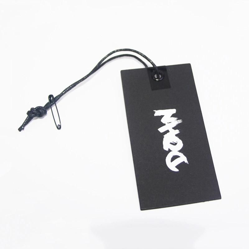 Black Paper Hang Tags for Clothing/ Tags for Garment