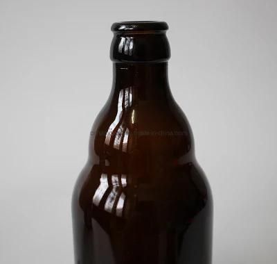 330ml Tawny Glass Empty Beer Bottle for Juice and Soda