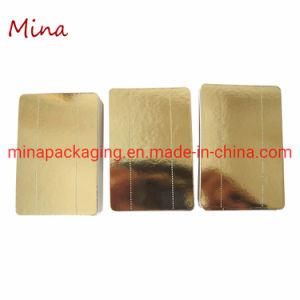 Golden Foil Paper Card Paper Sweetie Carrying Foil Card with Perforation Lines