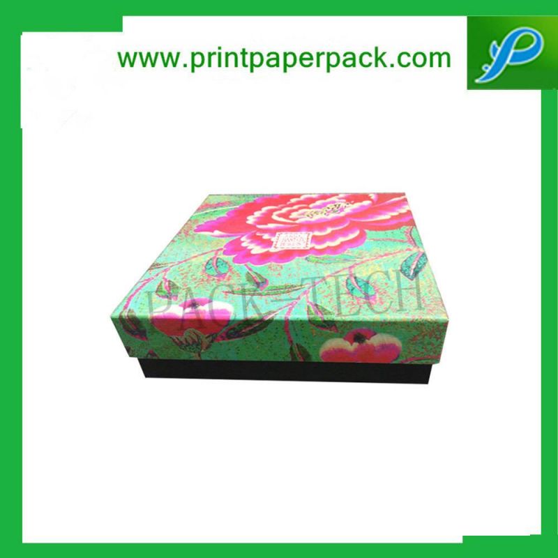 Rigid Set up Garment Paper Box Underwear Packaging Boxes Cosmetic Cardboard Box High Quality Black Cardboard Jewelry Box