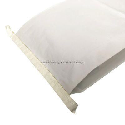 White 10kg PP Flour Bags PP Woven Packing Bag