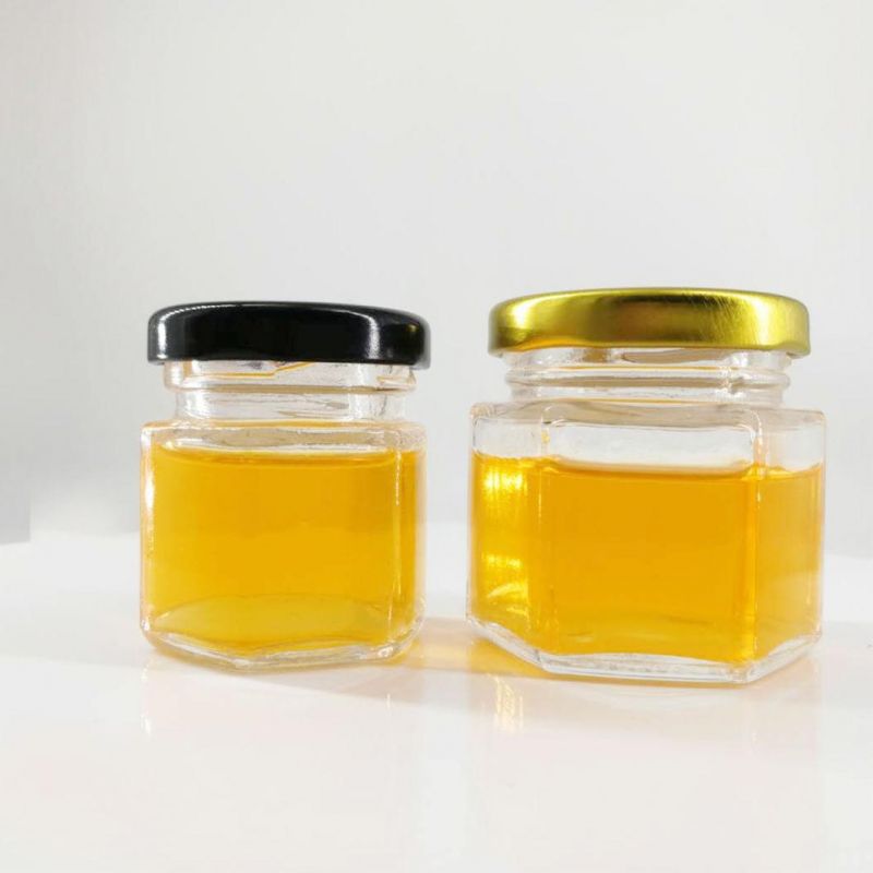 9oz 280ml Hexagonal Honey Containers Jam Containers Baby Food Containers Glass Pickles Containers