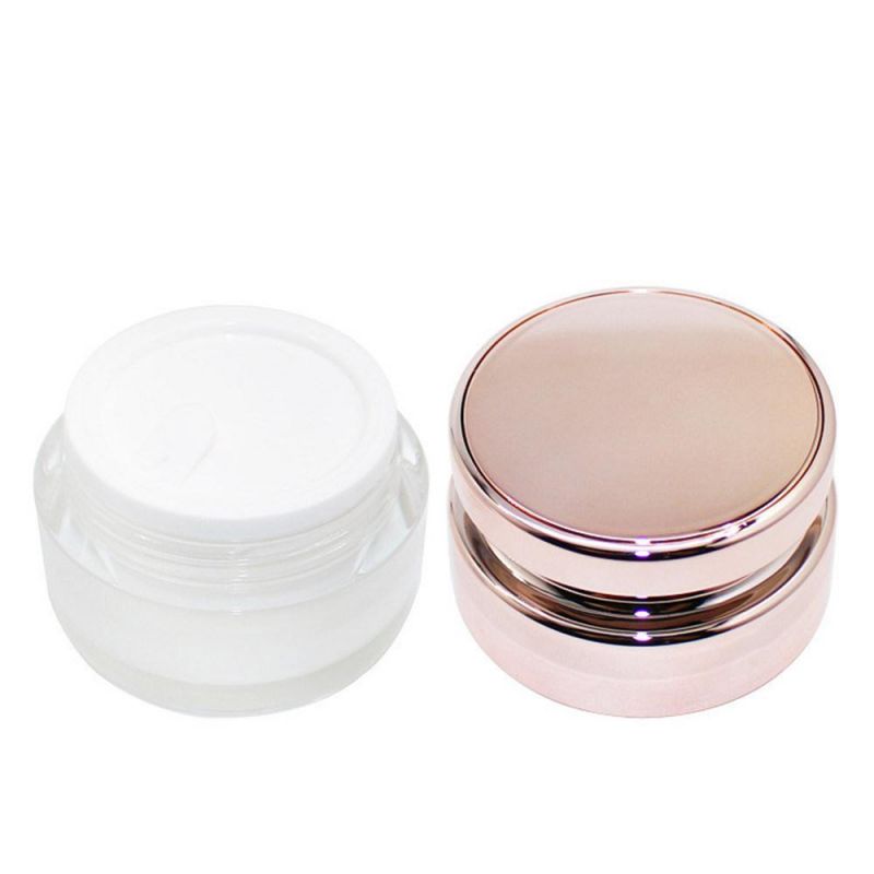 Round Travel Cosmetic Acrylic Packaging Bottle