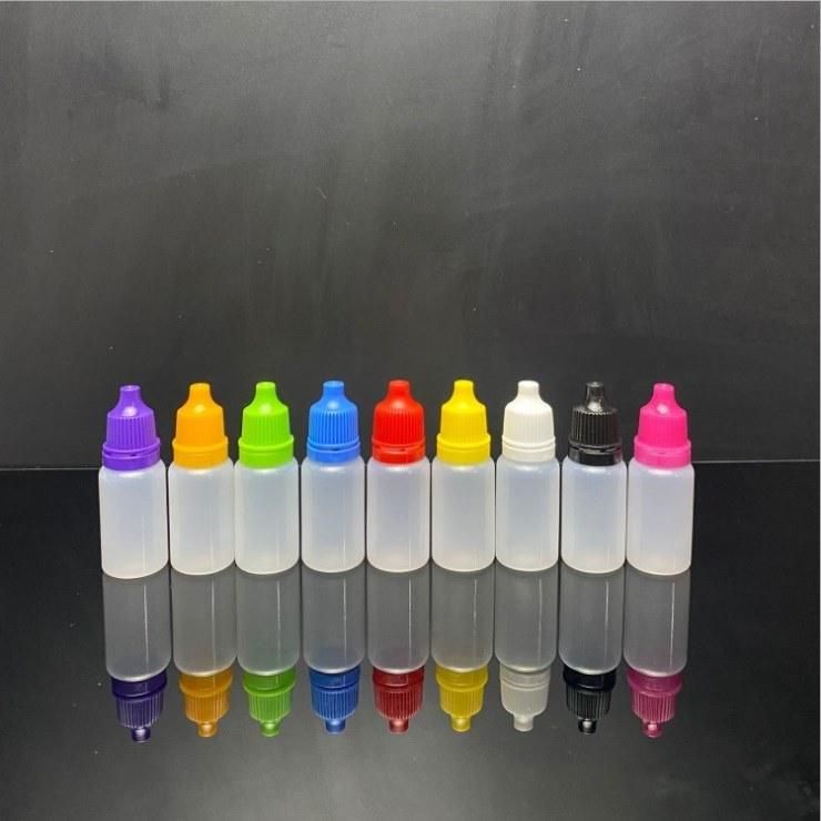 10ml Empty Plastic Squeezable Dropper Bottles Eye Liquid Droppers Childproof Cap Thin Tip Dropper Bottles