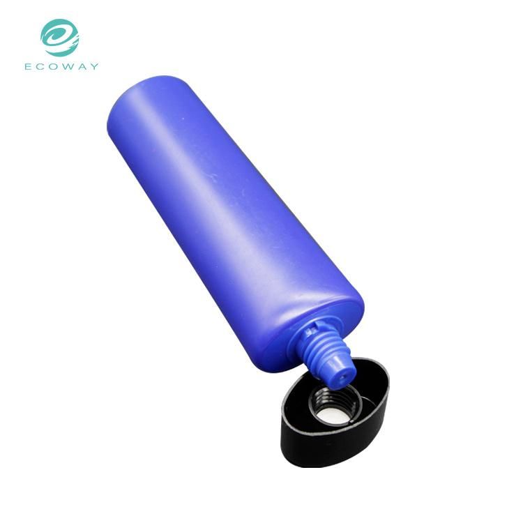 Free Customized Tube Body Pattern Blue Black Oval Screw Cap High Quality Wholesale Cosmetic Tube