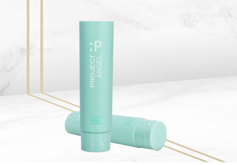 Eco-Friendly Factory Supply Plastic 100 Ml Blue Cosmetic Packaging Plastic Tube