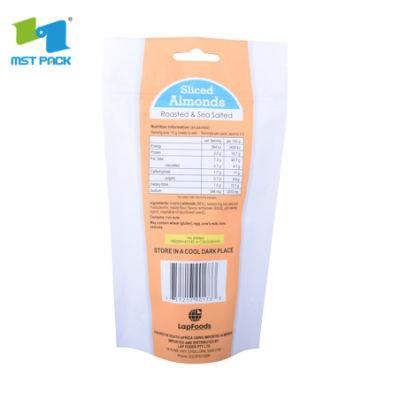 Custom Stand up Plastic Bag with Zipper for Dry Food