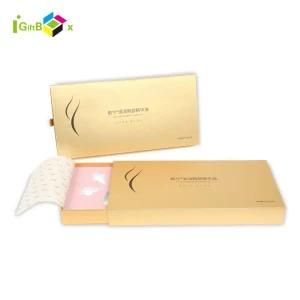 Luxury Pink EVA Insert Cosmetic Product with Gold Shiny NFC Tag Paper Packaging Boxes Custom Logo
