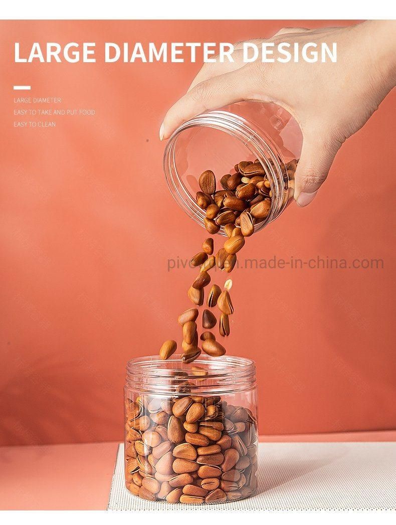 470ml Food Storage Plastic Bottle with Multi-Specification with Plastic Screw Cap