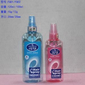 Transparent Shampoo Plastic Bottle with Plastic Spray Pump Transparent Over Cap