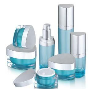 Triangle Acrylic Jar and Bottles for Cosmetic Packaging