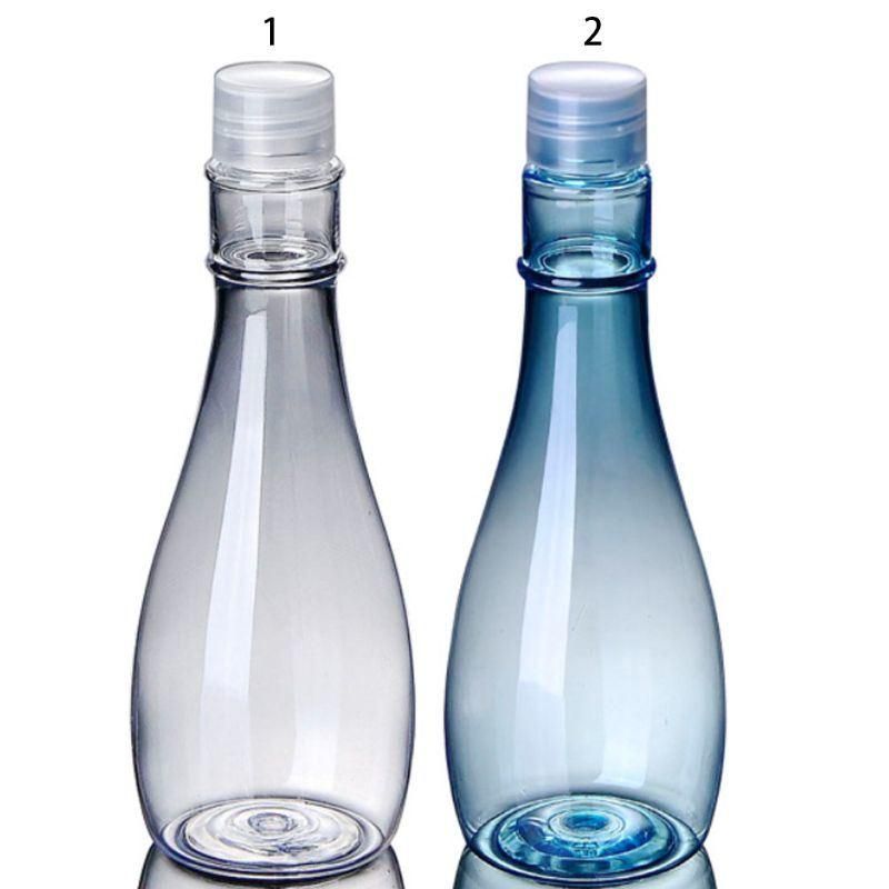 150ml Gourd Bottle Transparent Glossy Cover Toner Bottle Cosmetic Plastic Bottle