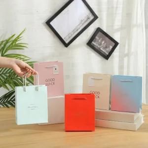 Color Portable Jewelry Paper Bag Perfume Lipstick Confession Gift Packaging Bag Tanabata Ins Gift Box