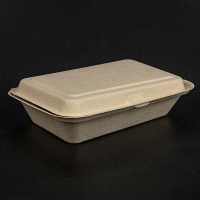Biodegradable Disposable Compostable Eco Friendly Sugarcane Bagasse Food Container