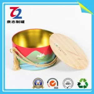 Round Can, Food Tin Can for Cookie Packaging, Gift Tin