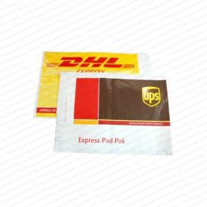 Express Use Clear Plastic Packaging Envelope Plastic Courier Bag with Custom Printing