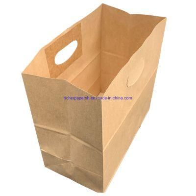 Custom Food Paper Bag Mg White Kraft Paper Bag