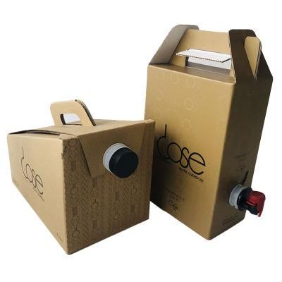 1L 2L 3L 5L 10L 20L 22L 25L 50L 220L Aseptic Bib Bag in Box for Red Wine and Oil Beverage with Holder Valve Vit