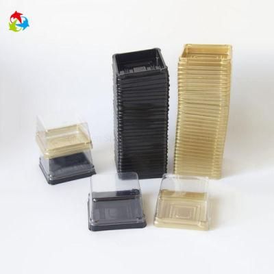 Small MOQ Square Mooncake Plastic Boxes