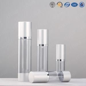 15 30 50ml Plastic Cylinder Airless Bottle