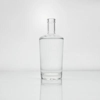 500ml 700ml 750ml Crafty Crystal Clear Liquors Custom Wine Rum Glass Bottle