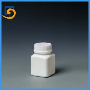 50g Small Plastic Square Pill Bottle for Capsule