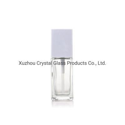 30ml Custom Cosmetic Lotion Spray Pump Glass Bottle Cosmetic Packaging with Plastic Cap