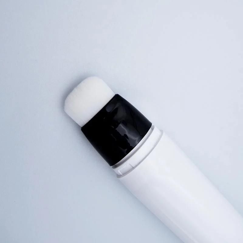 Squeeze Plastic with Brush PE Tube Packaging for Foundation Cream