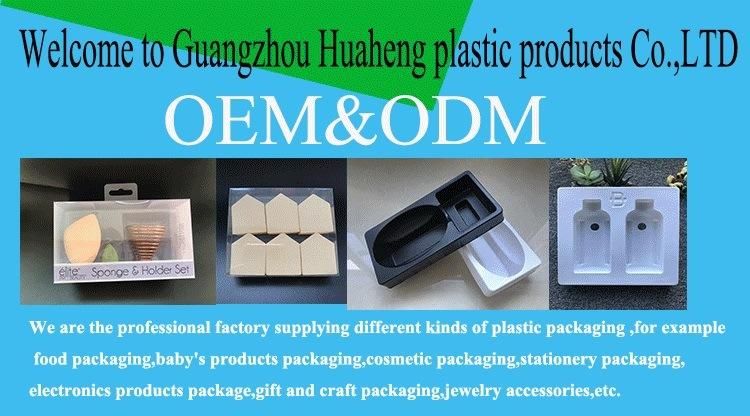 PS plastic packaging blister tray for cosmetics electronic products