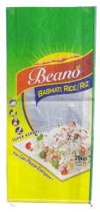 PP Woven Rice Bag 25kg, Woven Polypropylene Sack with BOPP Film Lamination