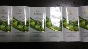 Cold Stamping Printing Plastic Adhesive Labels for Shampoo Bottle&#160;