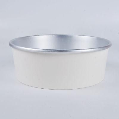 Degradable Eco-Friendly Take out 500ml Paper Food Salad Bowl Lunch Bowl with Lid