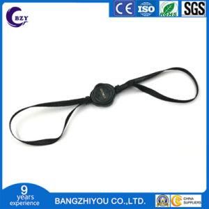 Black Double Insert Ribbon Hanging Grain Underwear Plastic Round Square Ribbon Hanging Grain Sling Spot