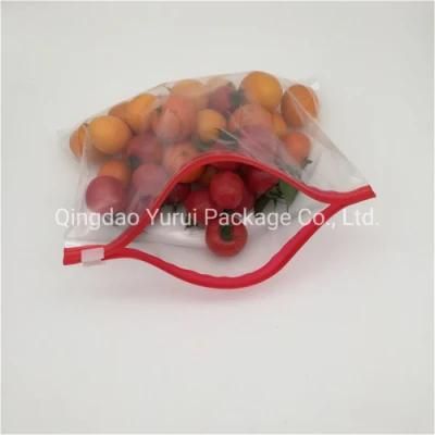 Waterproof Hot Sale Custom Printed Packaging Food Grade Slider Zip Plastic Storage Bag