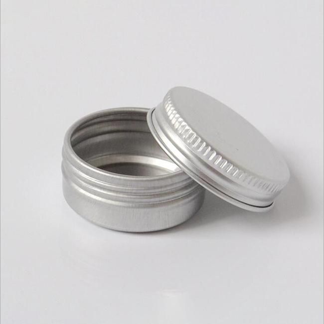 Thread Round Aluminum Jar