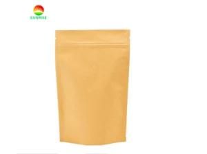 Recycle Stand up Pouch Zip Lock Dried Biodegradable Kraft Paper Bag