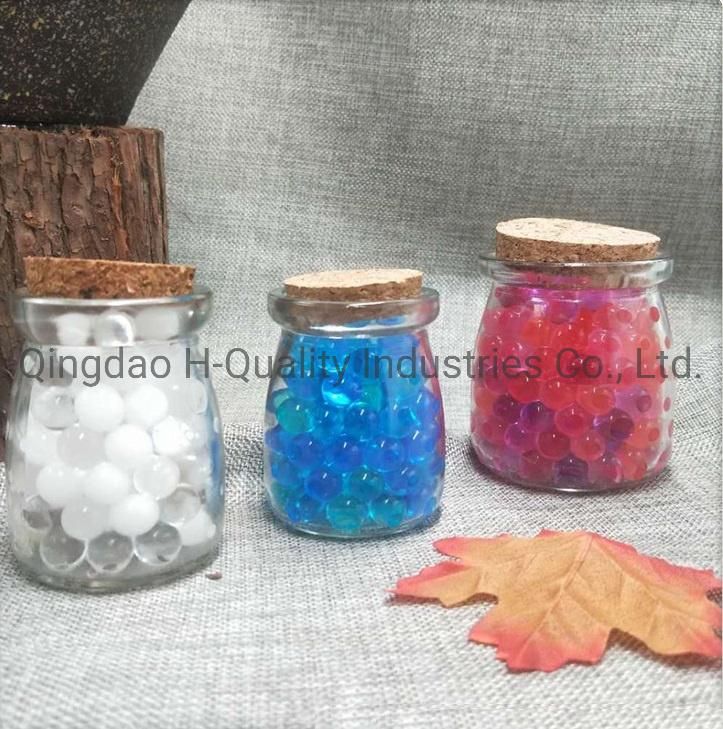 Round Shape Glass Jar Pudding Bottle Empty Star Shape Gift Glass Bottle