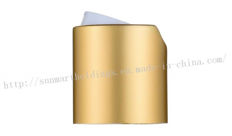 Gold Silver Aluminum Metal Plastic Cover Disc Top Cap
