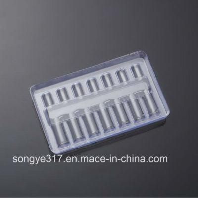 PVC Clear Oral Liquid Bottle Blister Tray