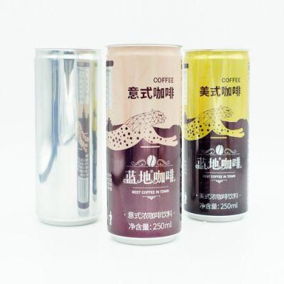 Slim 250ml Cans and 200 Lids for Cold Coffee
