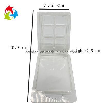 Manufacturer Clear Wax Tart Melt Clamshell Packaging Box