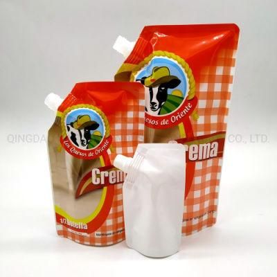 Laminated Body Butter Plastic Package Bag/ Stand up Liquid Spout Pouch