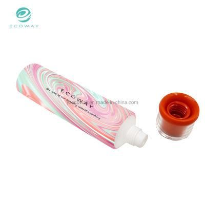 40ml Empty 30mm Pipe Diameter White Note Head Double Screw Cap Tube