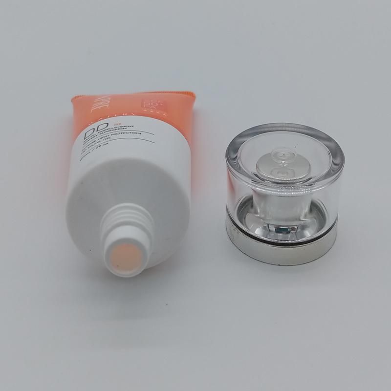 Cosmetic Squeeze Tube Packaging with Flip Top Lid for Lotion/Cream