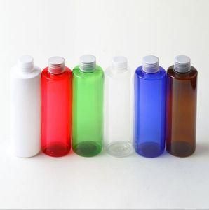 250ml Pet Plastic Cosmetic Toner Lotion Shampoo Bottle with Screw Cap