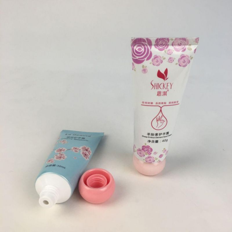 100ml Empty Hand Cream Tubes Cosmetic Packaging Abl/Pbl Aluminum Plastic Laminated Face Cream Tube with Screw Cap